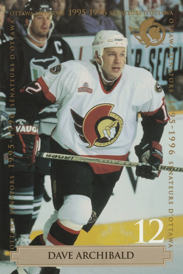 Hockey card Dave Archibald
