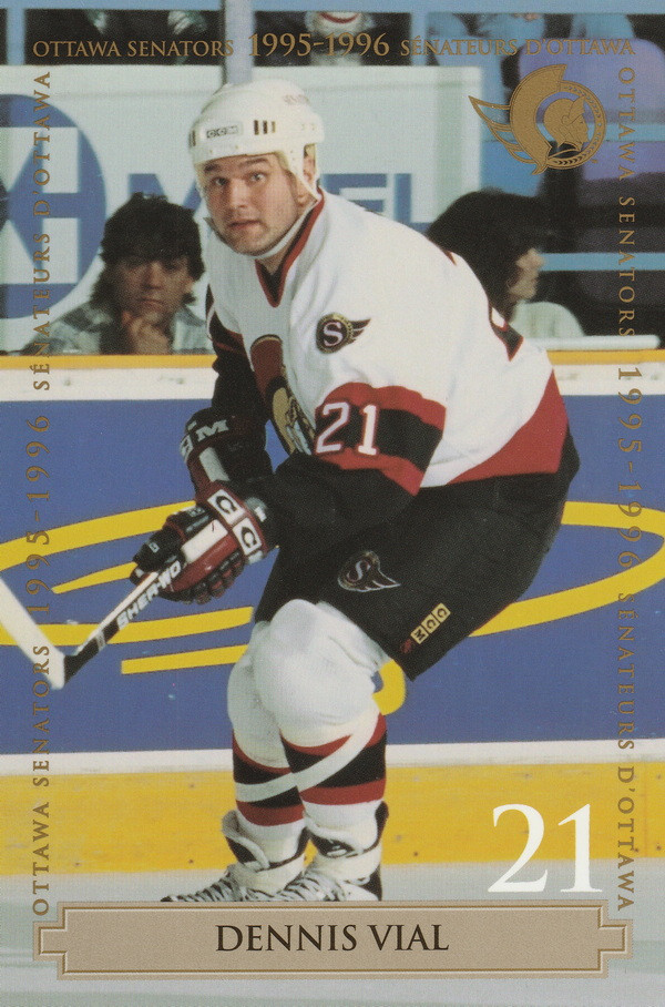 Hockey card Dennis Vial