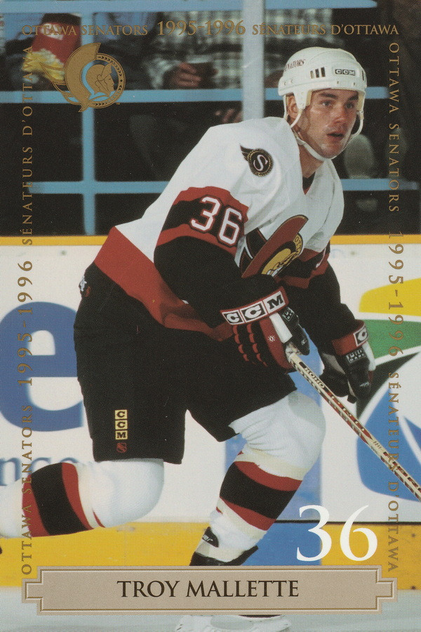 Hockey card Troy Mallette 