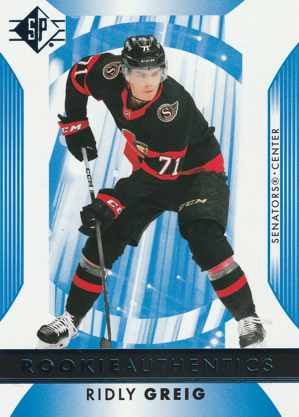 Hockey card Ridly Greig