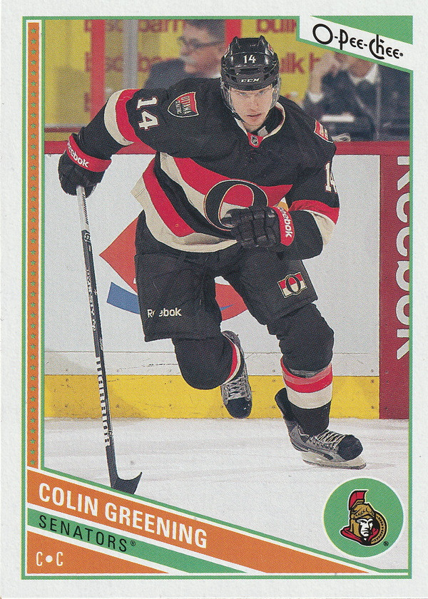 Hockey card Colin Greening