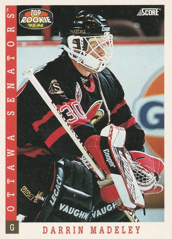 Hockey card Darrin Madeley