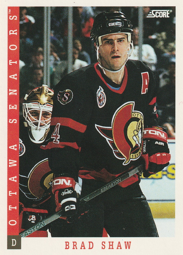Hockey card Brad Shaw
