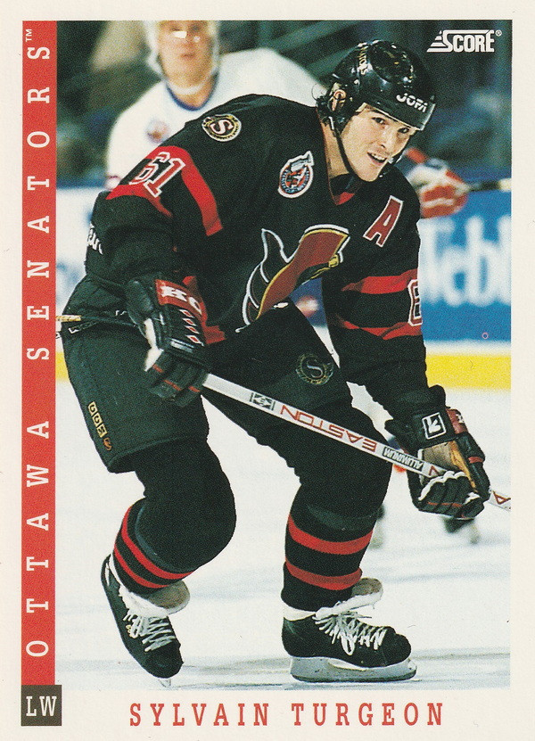 Hockey card Sylvain Turgeon