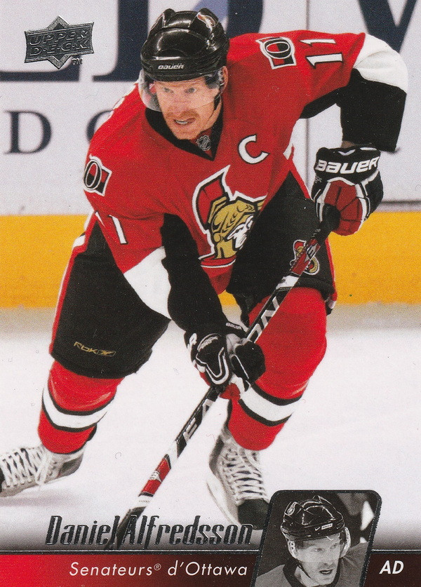 Hockey card Daniel Alfredsson