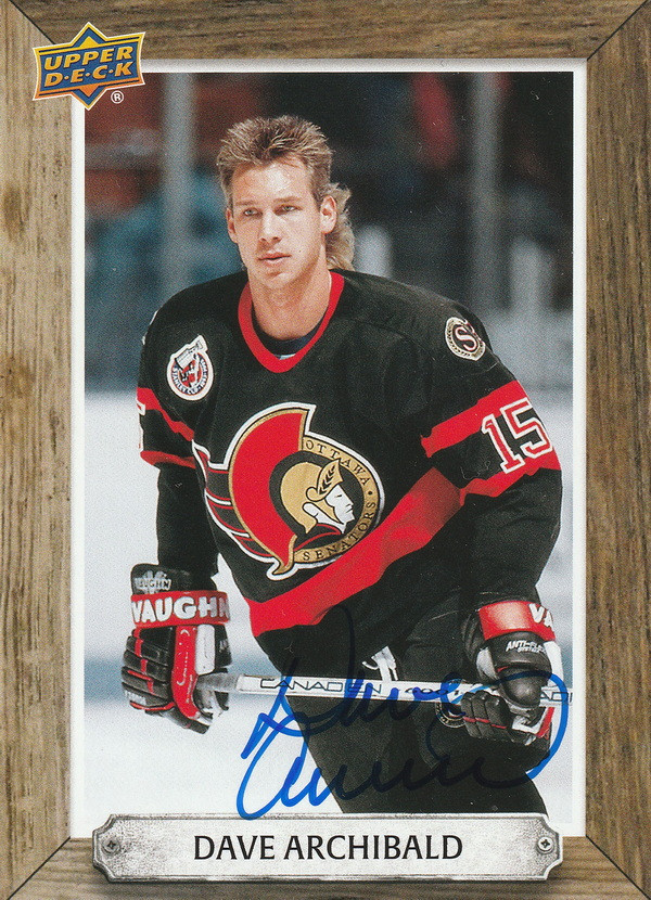 Hockey card Dave Archibald