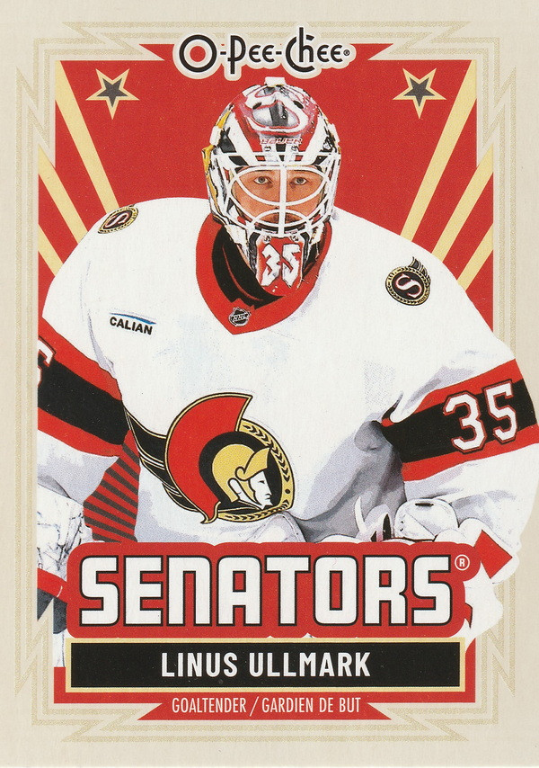 Hockey card Linus Ullmark