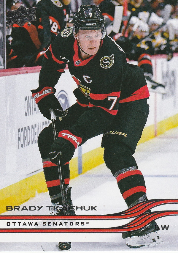 Hockey card Brady Tkachuk