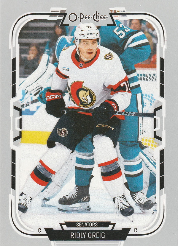 Hockey card Ridly Greig