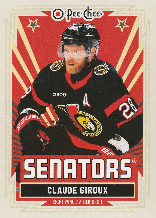 Hockey card Claude Giroux