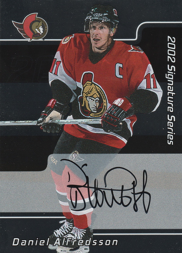 Hockey card Daniel Alfredsson