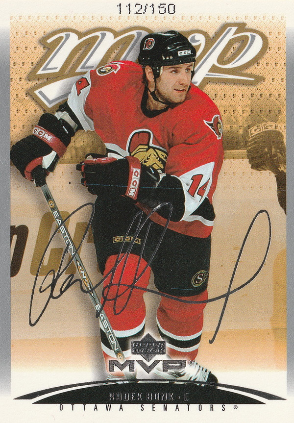 Hockey card Radek Bonk