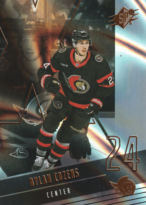 Hockey card Dylan Cozens