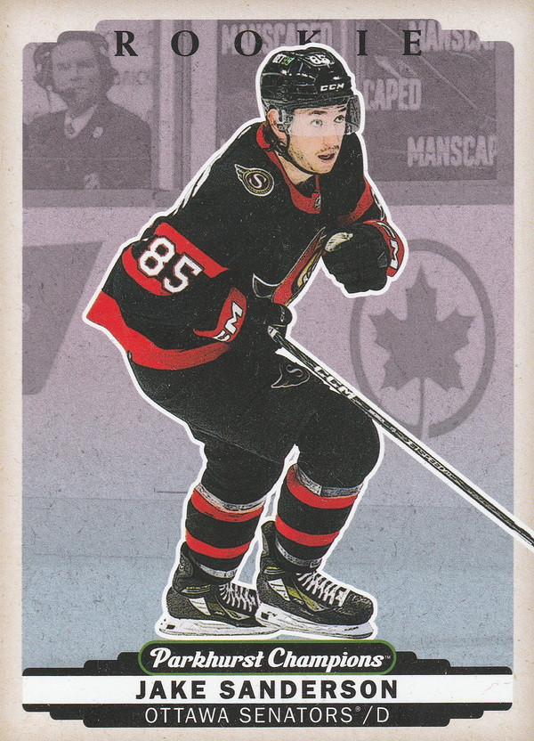 Hockey card Jake Sanderson