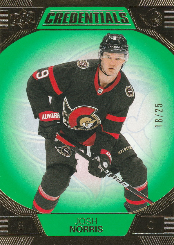 Hockey card Josh Norris