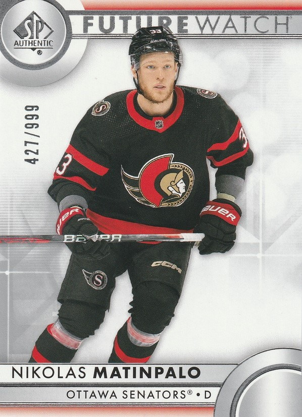 Hockey card Nikolas Matinpalo