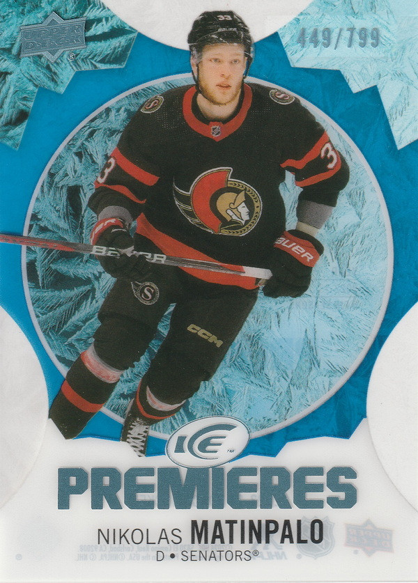 Hockey card Nikolas Matinpalo
