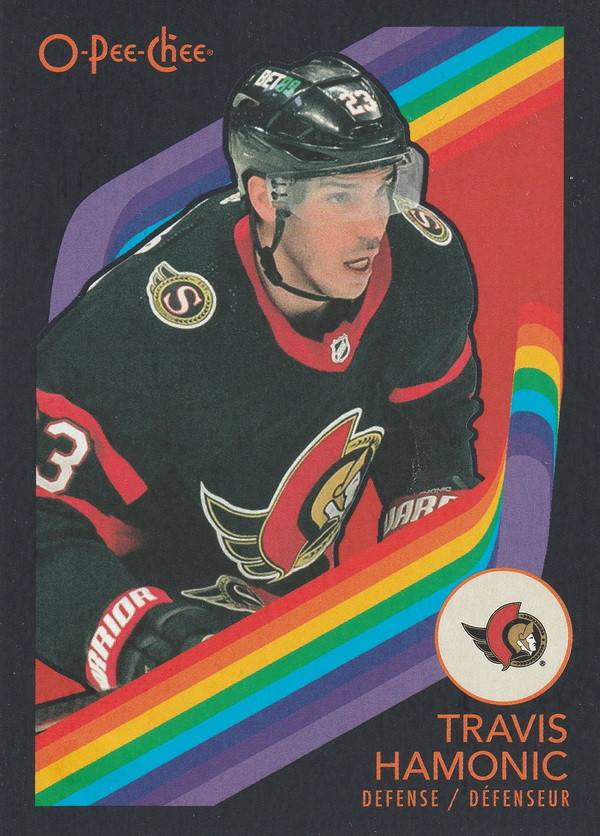 Hockey card Travis Hamonic