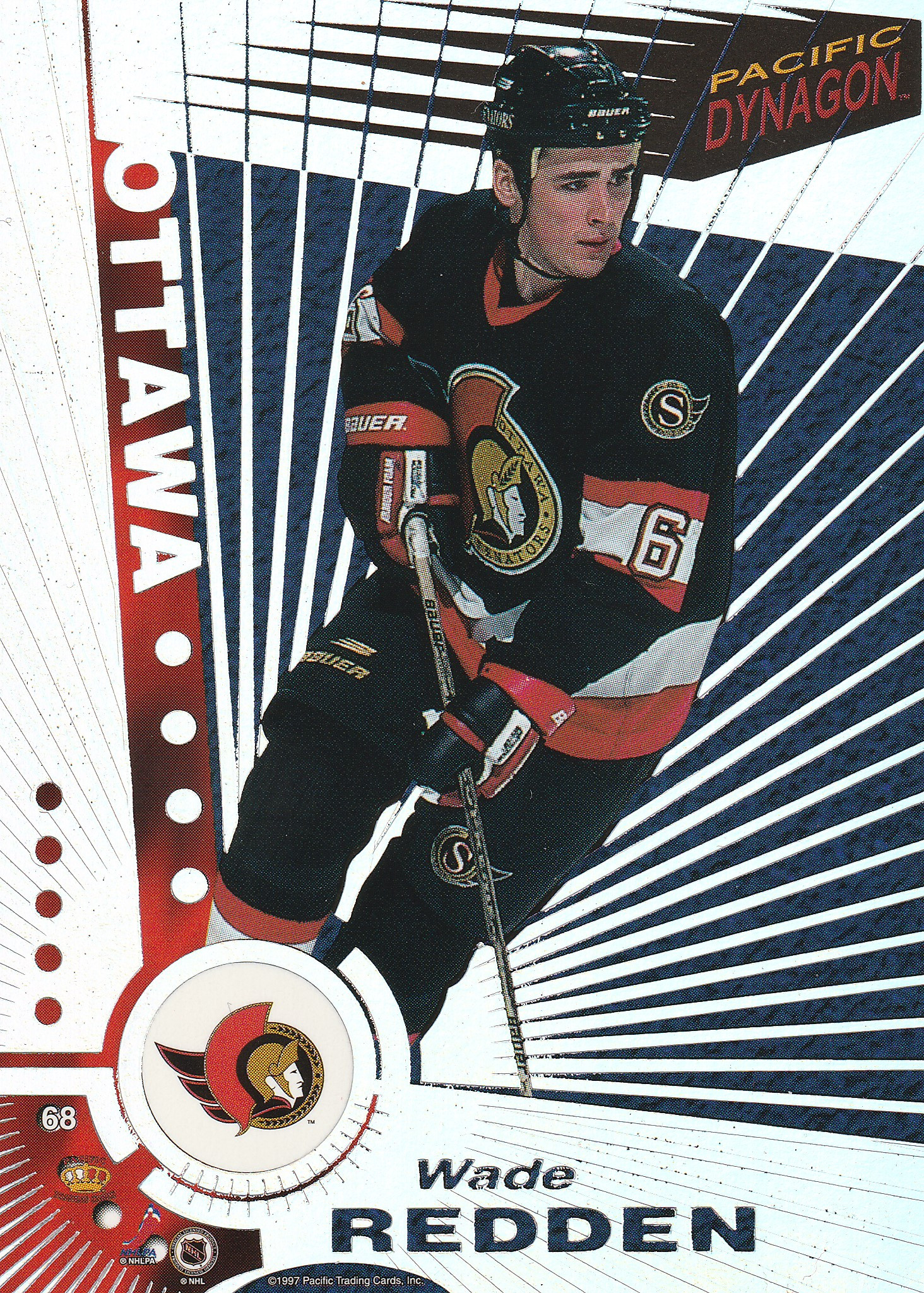 Hockey card Wade Redden