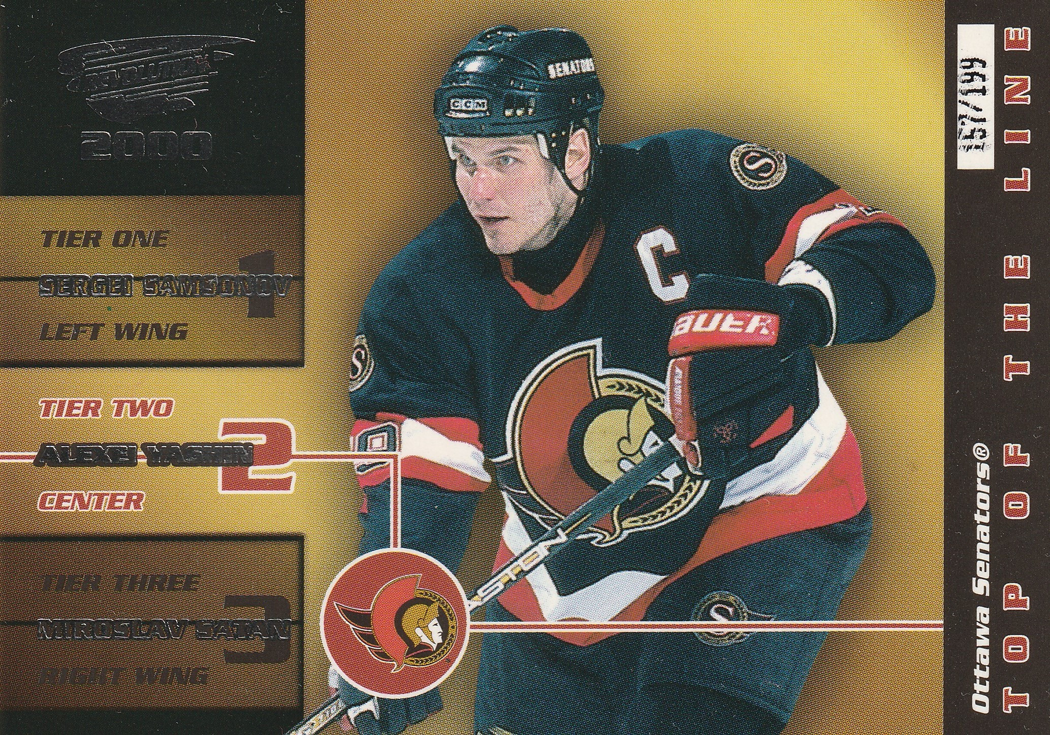 Hockey card Alexei Yashin