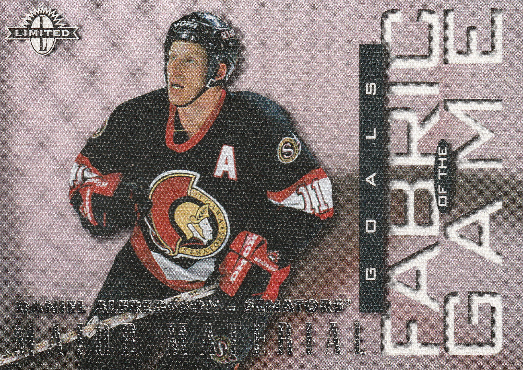 Hockey card Daniel Alfredsson