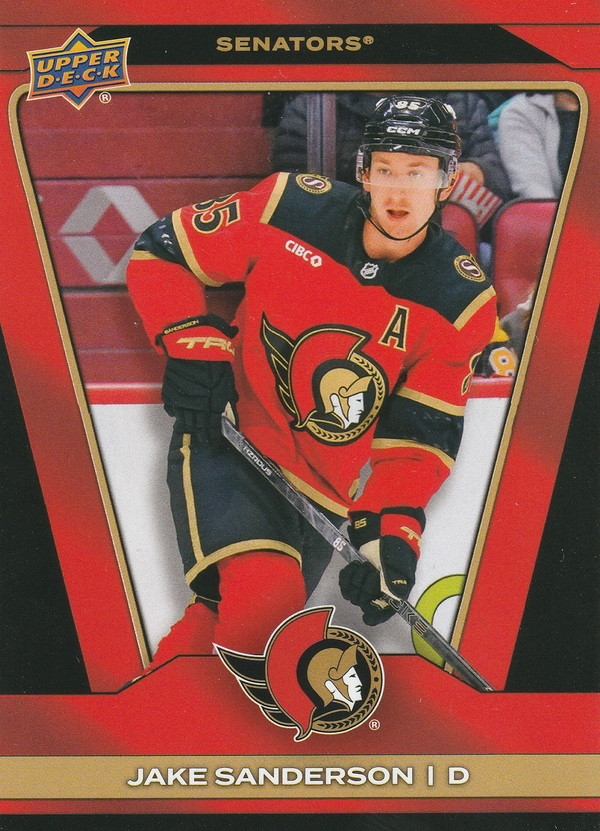 Hockey card Jake Sanderson