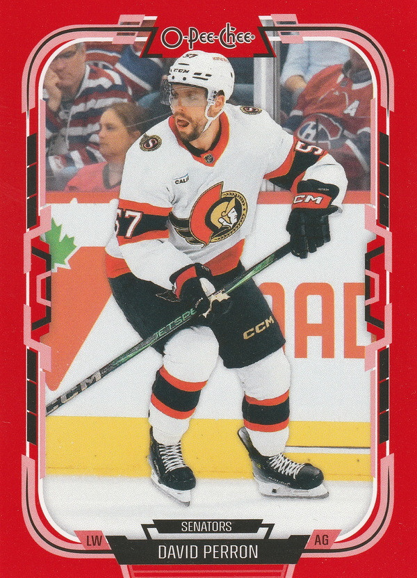 Hockey card David Perron
