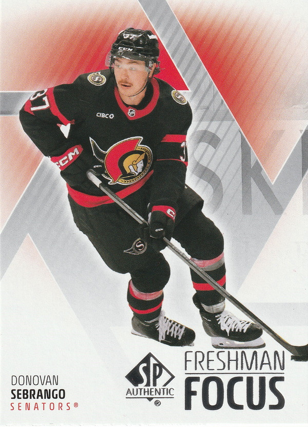 Hockey card Donovan Sebrango