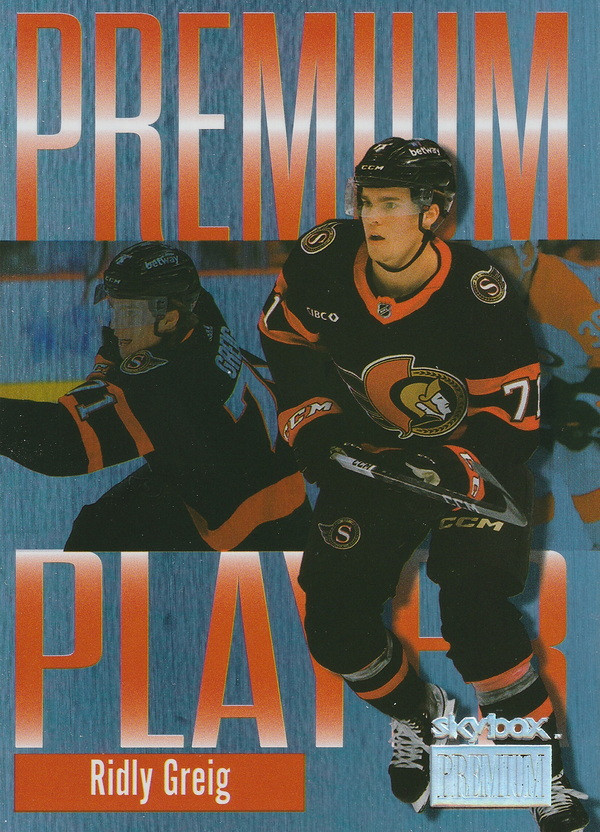 Hockey card Ridly Greig