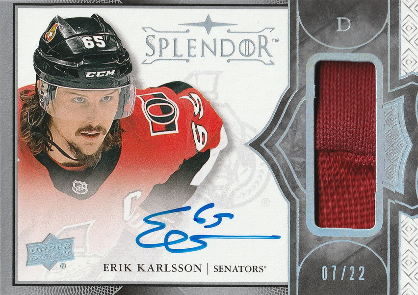 Hockey card Erik Karlsson