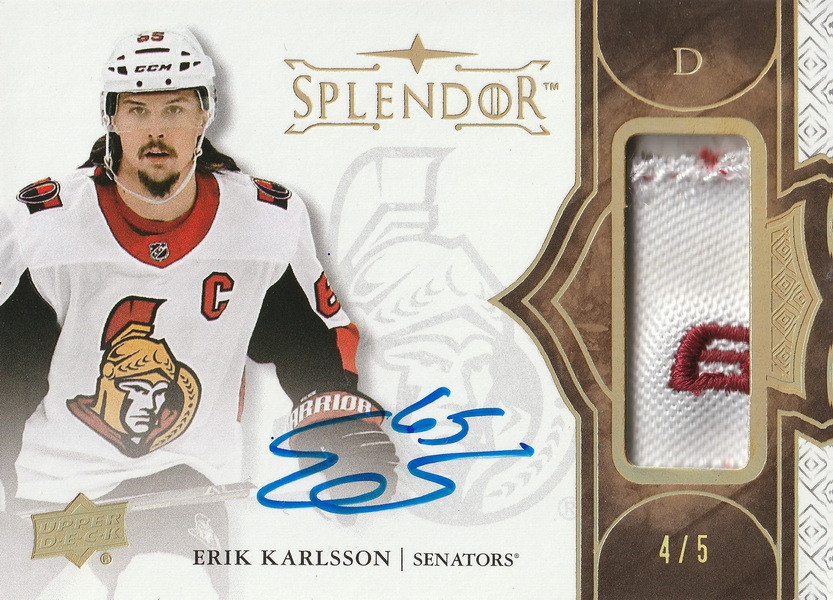 Hockey card Erik Karlsson