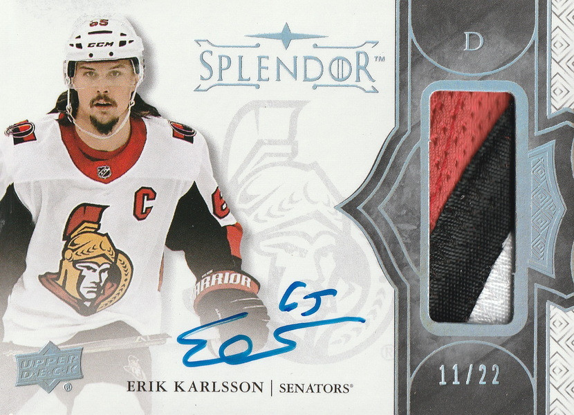 Hockey card Erik Karlsson