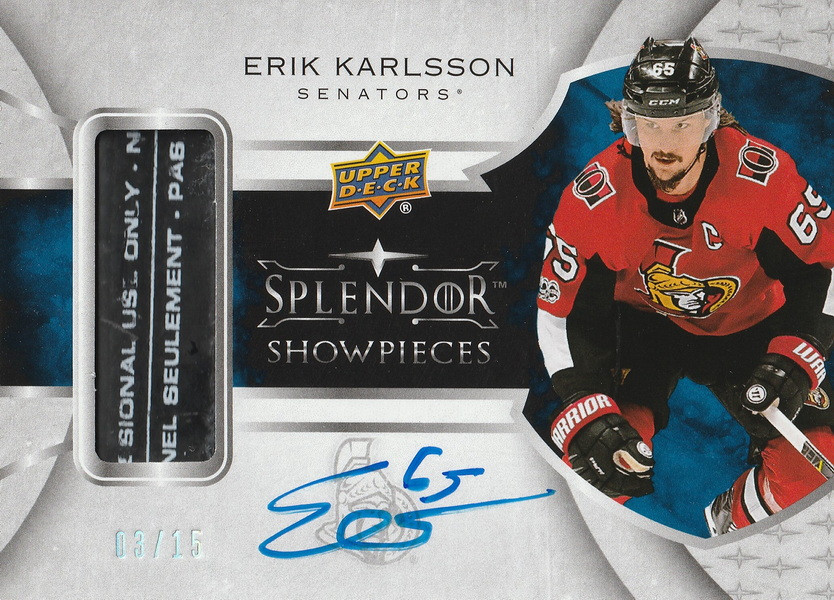 Hockey card Erik Karlsson