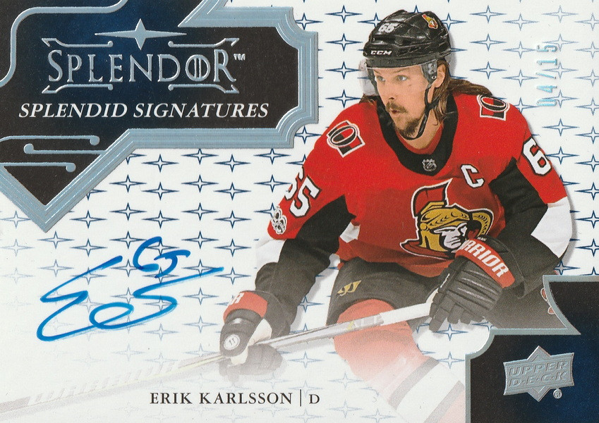 Hockey card Erik Karlsson