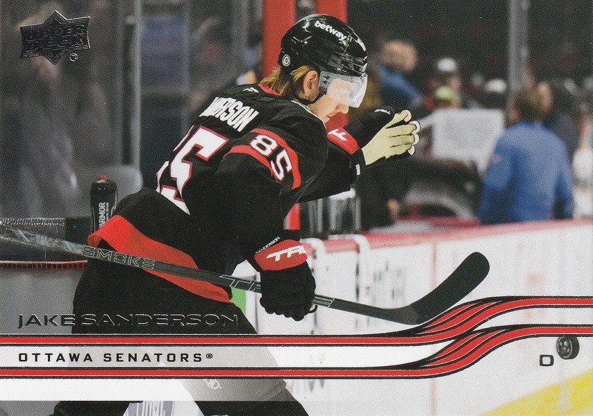 Hockey card Jake Sanderson