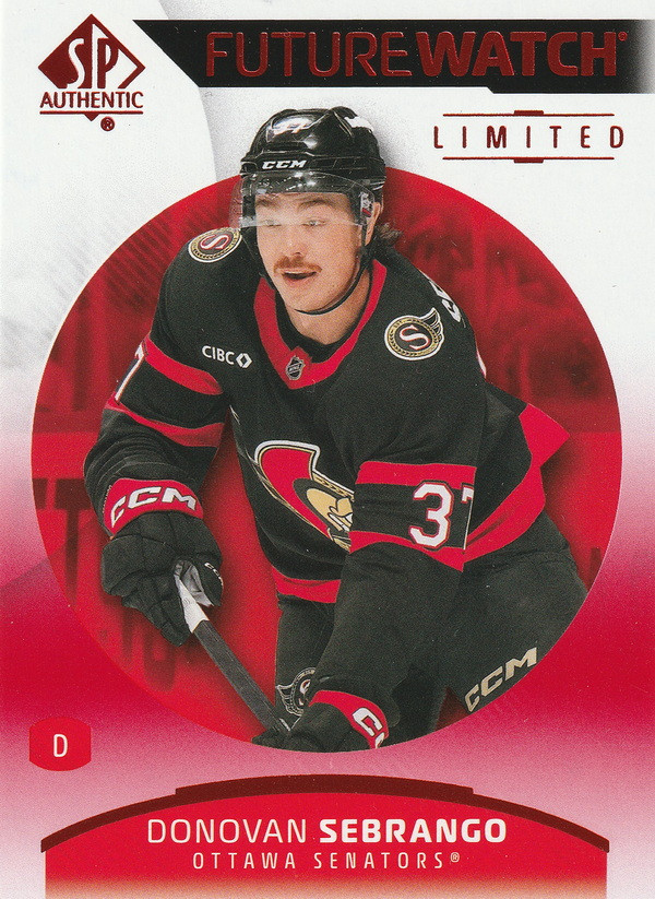 Hockey card Donovan Sebrango