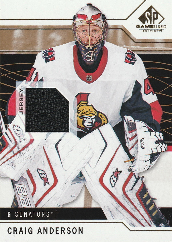 Hockey card Craig Anderson