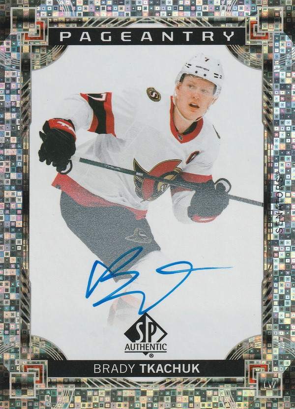 Hockey card Brady Tkachuk