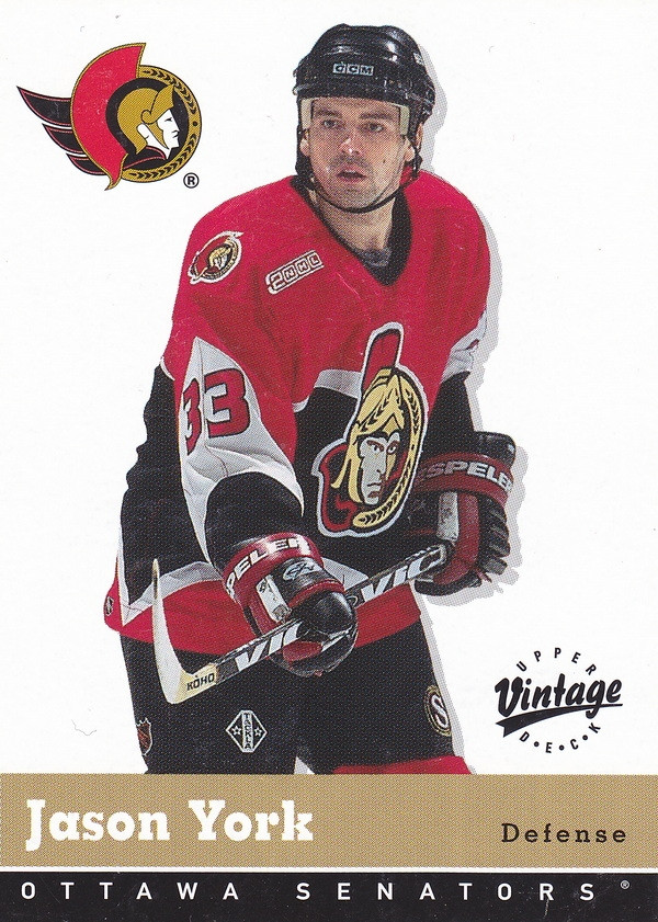 Hockey card Jason York
