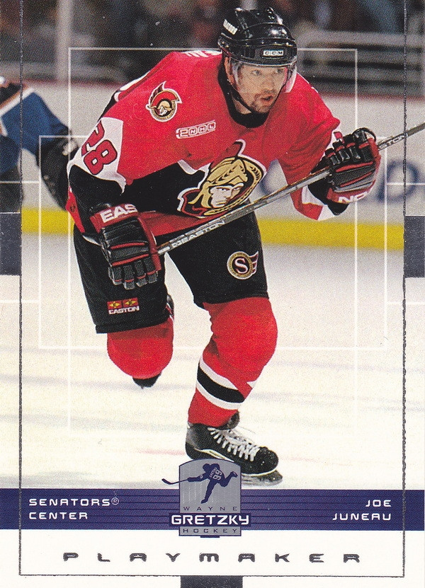 Hockey card Joe Juneau