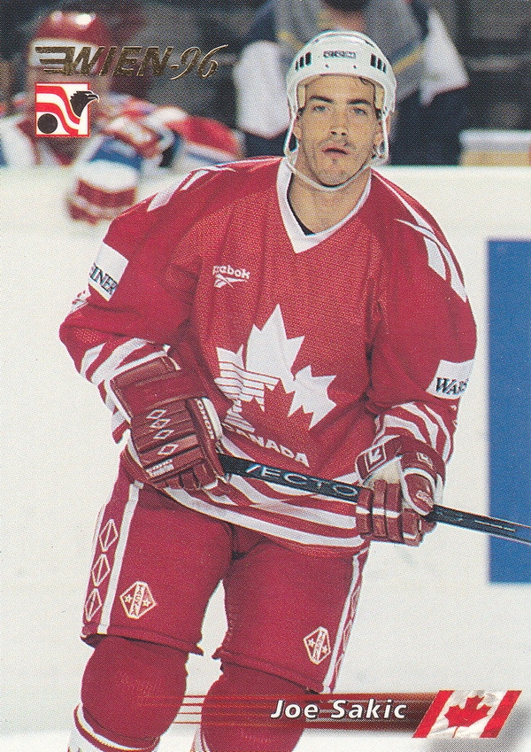 Hockey card Joe Sakic