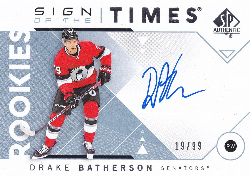 Hockey card Drake Batherson