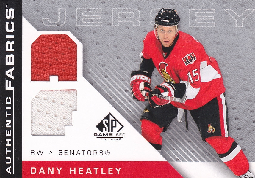 Hockey card Dany Heatley