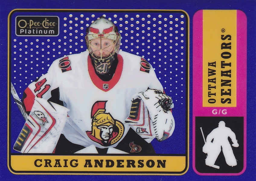 Hockey card Craig Anderson