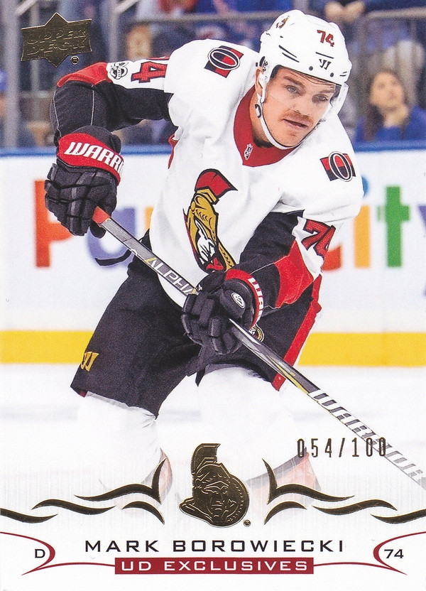 Hockey card Mark Borowiecki