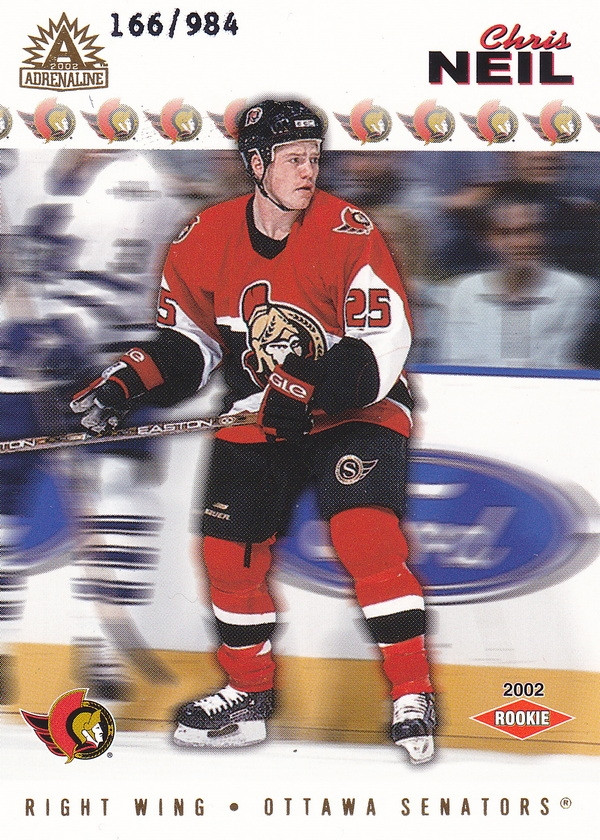 Hockey card Chris Neil