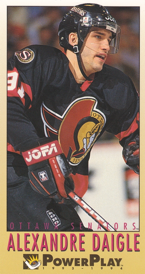 Hockey card Alexandre Daigle