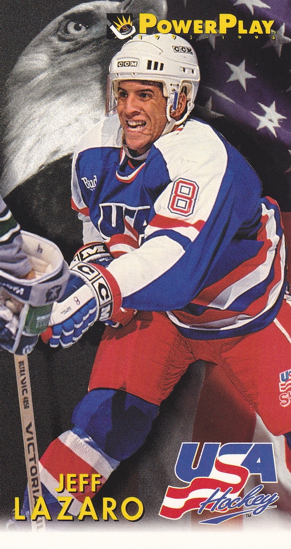 Hockey card Jeff Lazaro