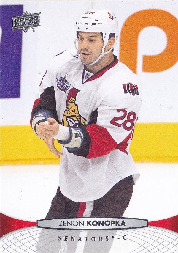 Hockey card Zenon Konopka