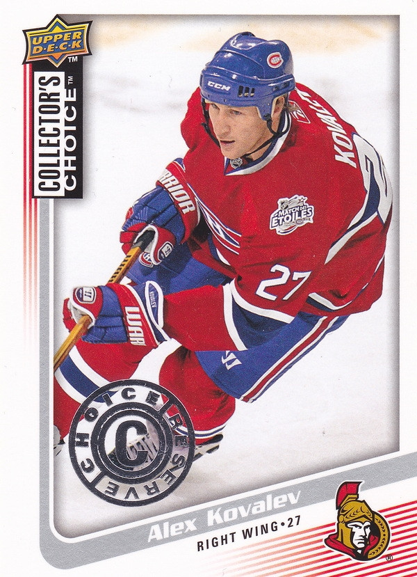 Hockey card Alexei Kovalev
